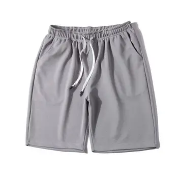Стильные спортивные шорты Однотонные карманы Красивые короткие брюки с высокой эластичной талией