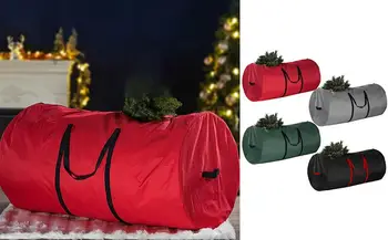Сумка для хранения Рождественской елки, искусственная Рождественская Праздничная Елка, водонепроницаемая сумка на молнии, ручки для переноски, Непромокаемый Оксфордский контейнер-тоут