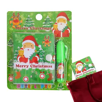 Рождественские мини-блокноты, портативный Милый мультяшный Маленький рождественский блокнот, многофункциональные блокноты с милой подкладкой, мини-карман для журналов
