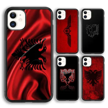 Флаг Албании Орел мягкий Чехол Для Телефона Чехол Для iPhone 15 SE2020 14 6 7 8 plus XS XR 11 12 mini 13 pro max coque Shell Fundas