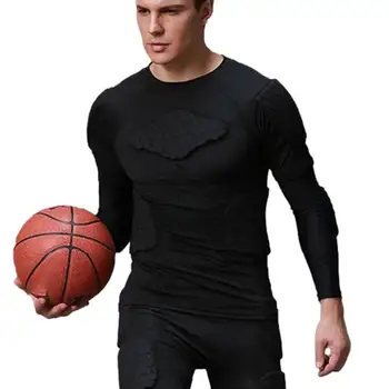 Утолщенная губка EVA Armors Джерси Защита локтя груди плеча талии От ударов Для мужчин Баскетбол Регби Футбольный Вратарь