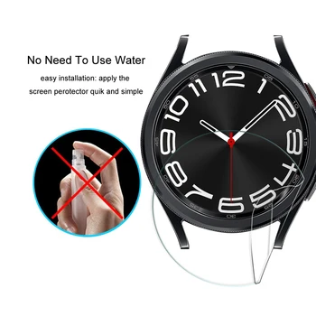 Для SAMSUNG Galaxy Watch 6 Классическая защитная пленка для экрана, 5 единиц, невидимая прозрачная пленка, защита от царапин, гладкая самовосстанавливающаяся пленка