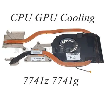 Ноутбук CPU GPU Охлаждающий Вентилятор Радиатора Для ACER 7741 7741G 7741Z Вентилятор Радиатора 60.4HN07.002