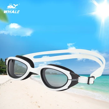 Модные Летние очки для плавания Whale с защитой от запотевания для взрослых, широкоугольные, удобные Очки для плавания в бассейне с широким полем зрения Для женщин и мужчин