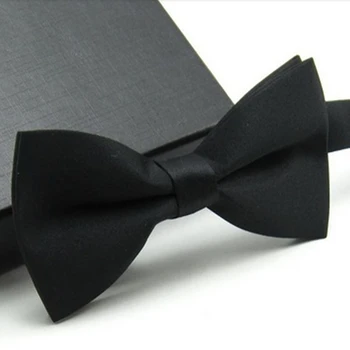 Y1UB Мужской модный Регулируемый смокинг, однотонный галстук-бабочка для свадебной вечеринки, галстук-бабочка