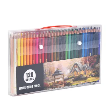 120/180/210 цветные Акварельные Карандаши Премиум-класса инструменты для рисования для художника Профессиональный Водорастворимый Цветной карандаш для художественных принадлежностей