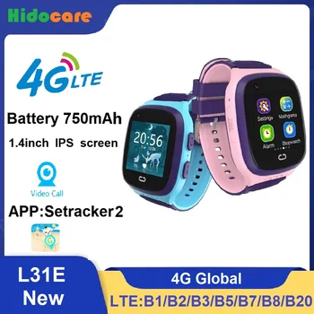 LT31E Смарт-часы для детей, девочек и мальчиков, 4G LTE, RTOS, GPS-браслет, видеозвонок, электронные мобильные телефоны, бесплатная доставка 2024 г.