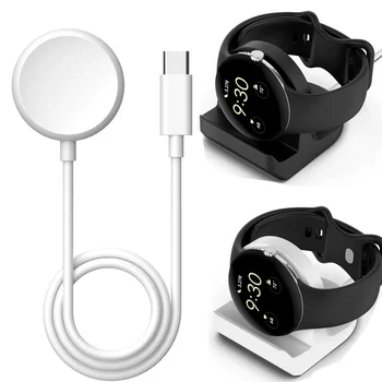 Адаптер для док-станции для смарт-часов Type C, зарядное устройство, магнитный USB-кабель для зарядки, базовый шнур, провод для Google Pixel Watch, аксессуары для смарт-часов