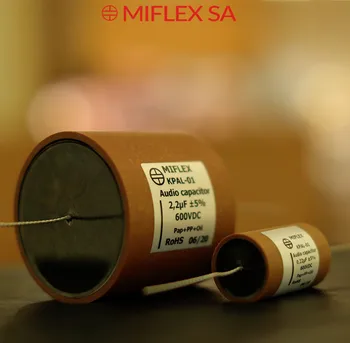 2 шт./лот оригинальный конденсатор из алюминиевой фольги серии MIFLEX Mifu KPAL-01 с масляной бумажной трубкой Аудио конденсатор бесплатная доставка
