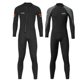 2023 Новый мужской цельный костюм для дайвинга толщиной 3 мм с утолщенной изоляцией и защитой от холода, костюм для дайвинга и серфинга, зимний купальный костюм