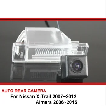 Для Nissan X-Trail X Trail Almera Подлинная 2006 ~ 2015 Камера Ночного Видения Заднего Вида Камера Заднего вида Автомобильная Резервная Камера HD CCD