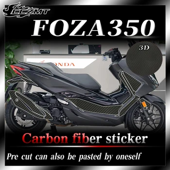 Для HONDA FORZA350 Forza 350 2023 6D защитная наклейка из углеродного волокна, пленка для кузова, водонепроницаемая и устойчивая к царапинам модифицированная