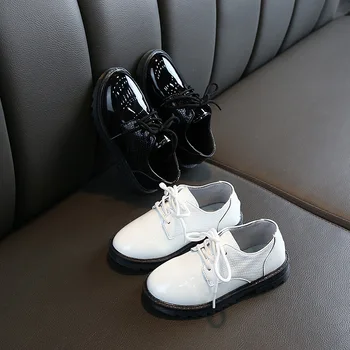 2023 Новая демисезонная детская кожаная обувь для мальчиков в британском стиле с мягкой подошвой, модная обувь для девочек Zapatos Niño
