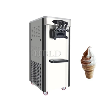 Мощная машина для производства мороженого из нержавеющей стали, коммерческая машина для производства рожков для замороженного йогурта