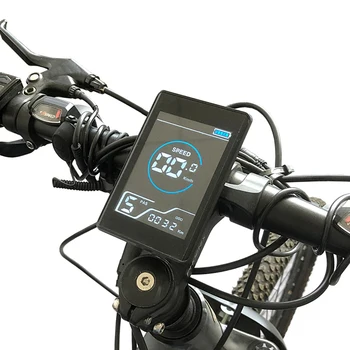 Вспомогательный Сенсорный Дисплей Велосипедный Спидометр с USB-Портом Для зарядки ABS Shell Цветной Экран Подходит для Велосипедов 24 В/36 В/48 В