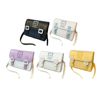 2023 Модная маленькая квадратная сумка с вышивкой Кота, сумки через плечо для женщин и девочек
