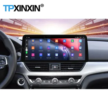 12,3-дюймовый Автомобильный радиоприемник на 128 ГБ и стереоприемник Android 10 для Honda Accord 10 2018 2019 2020+ Экран мультимедийного плеера с GPS, головное устройство