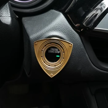 Автомобильный выключатель защиты от запуска с одной кнопкой роторного типа, кнопка запуска с одной кнопкой, защитная декоративная крышка замка зажигания