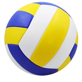 Цельнокроеный Волейбольный Непроницаемый ПВХ Профессиональный Игровой Волейбольный Мяч Для Пляжного Волейбола На Открытом Воздухе В помещении