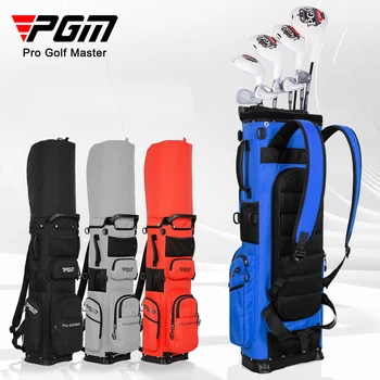 Сумки для гольфа PGM от плеча к плечу, сверхлегкие и портативные сумки, водонепроницаемые сумки для клюшек Большой емкости, вмещающие 14 штук QB144