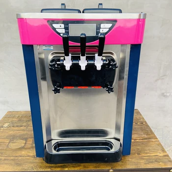Машина для мороженого PBOBP, бытовая Маленькая Автоматическая машина для детского фруктового мороженого, охлаждение одним ключом, простое управление ручкой
