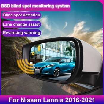 Автомобильное Зеркало BSD BSM BSA Система Помощи В Слепых Зонах Датчик Парковки С Поддержкой Изменения Полосы Движения Для Nissan Lannia 2016-2018 2019 2020 2021