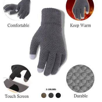 Женские зимние перчатки с сенсорным экраном, Осенние теплые перчатки, варежки для вождения, лыжные Ветрозащитные перчатки, Мотоциклетные Тактические перчатки
