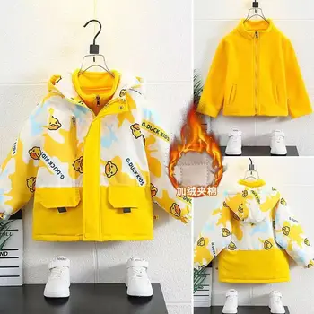 Детское весенне-осеннее ветрозащитное пальто, комплект из двух предметов, детская ветровка для мальчиков и девочек, куртки Hardshell для улицы