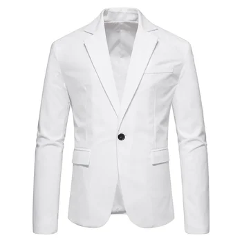 2023V Воротник, Замшевое пальто на одной пуговице, костюм, свадебное платье, мужская повседневная мода, индивидуальный тренд, Верхнее пальто