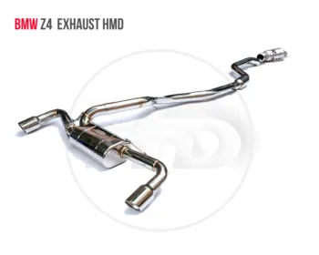 Выхлопная труба из нержавеющей стали HMD Performance подходит для электронного клапана автоматической модификации BMW Z4