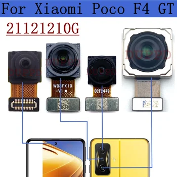 Оригинальная Фронтальная Камера Заднего Вида Для Xiaomi Poco F4 GT 21121210G Фронтальная Селфи Задняя Основная Широкоугольная Макро Камера Гибкий Кабель