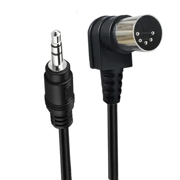 90 Градусов MIDI 5P 5-Контактный DIN Штекер от штекера до 3,5 мм (1/8 дюйма) TRS Стерео Штекерный кабель Конвертер Шнура 0,5 м/1,5 м/3 м