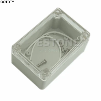 Пластиковая водонепроницаемая крышка, прозрачная электронная проектная коробка, корпус 100x68x50 мм