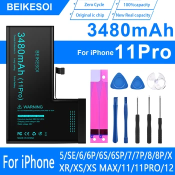Аккумулятор BEIKESOI для iPhone 11 pro MAX аккумулятор высокой емкости Бесплатная доставка. для iPhone 11pro 11promax Высококачественный аккумулятор