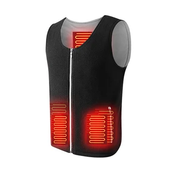Умный электрический нагревательный жилет 5 Ares для мужчин и женщин, заряжающийся через USB, нагревательный жилет для кемпинга, путешествий, зимняя теплая одежда для тела на открытом воздухе
