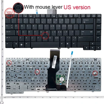 Клавиатура США/RU для HP EliteBook 6930 6930P 483010-001 468778-001 V070530AS1 Черная версия
