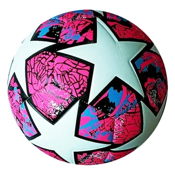 Футбольные мячи 5 размера Профессиональный красный полиуретановый материал, Износостойкие Футбольные мячи для матчей, Тренировочная лига, стежок для футбола