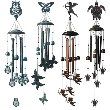 Декоративные ветряные колокольчики для внутреннего и наружного орнамента Nordic для творчества Металлические ветряные колокольчики Нержавеющий Антикоррозийный челнок