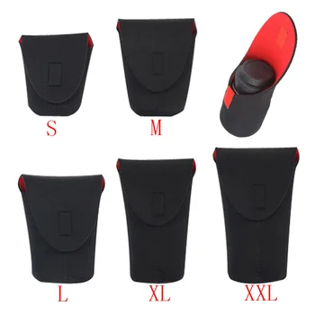 Размеры S, M, L, XL, XXL, неопреновый водонепроницаемый мягкий чехол для объектива камеры, размер сумки