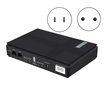 Источник бесперебойного питания 9V 12V Mini UPS USB POE 10400mAh Для резервного питания Wifi-маршрутизатора CCTV