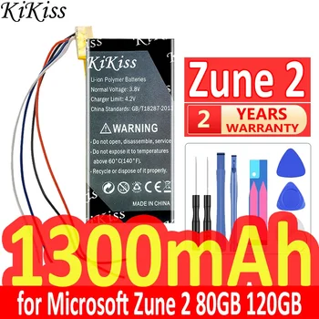 1300 мАч KiKiss Мощный Аккумулятор для Microsoft X814399-001 Zune 2 80 ГБ 120 ГБ 4G 8G