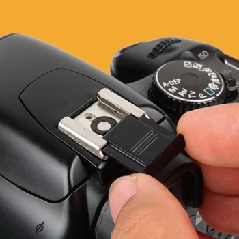 Универсальный Черный Фотоаппарат Фонарик Крышка Для Горячего Башмака для Panasonic для Olympus Pentax DSLR SLR Evil Camera