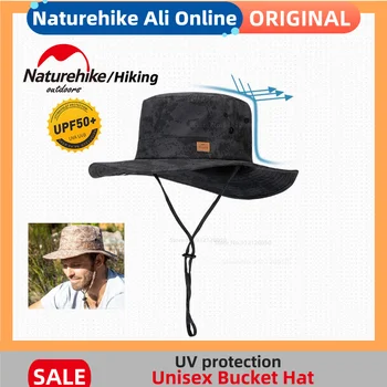Складная панама Naturehike, уличные шляпы с защитой от солнца и ультрафиолета, Дышащая шляпа для пеших прогулок, рыбалки, кемпинга, скалолазания, Бионическая шляпа в джунглях