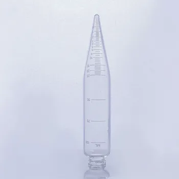1шт 100 мл Стеклянная градуированная центрифужная трубка стеклянный цилиндр лабораторные принадлежности для разделения Нефти