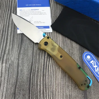 2023 BM 535 PEI Пластиковые Складные Ножи D2 Blade Открытый Походный Карманный Нож EDC Самооборона Охотничий Нож Выживания