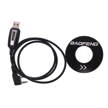 Прочный пластиковый USB-кабель для программирования линий портативной рации BaoFeng UV5R/888s