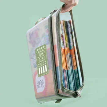 Сетчатая сумка на молнии формата А4, сумка для документов, прозрачный пенал, Офисная студенческая сумка на молнии, прозрачная сумка для книг, папок, канцелярских принадлежностей.