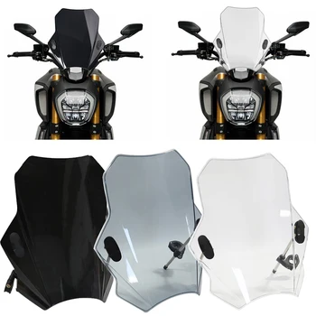 Для DUCATI DIAVEL 1260 1260S 2019-2022 Универсальное лобовое стекло мотоцикла, защитная крышка, Дефлектор экрана, Аксессуары для мотоциклов