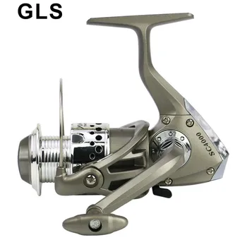 Серия GLS SC1000-7000 металлическая проволочная чашка-коромысло, сменное левое и правое спиннинговое колесо, рыболовная катушка, рыболовное колесо