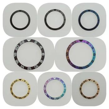 38-миллиметровый керамический безель Заменяет высококачественный металл, радужное водное призрачное кольцо, часы для дайвинга, керамическое кольцо, алюминиевое кольцо, Хронометражный круг